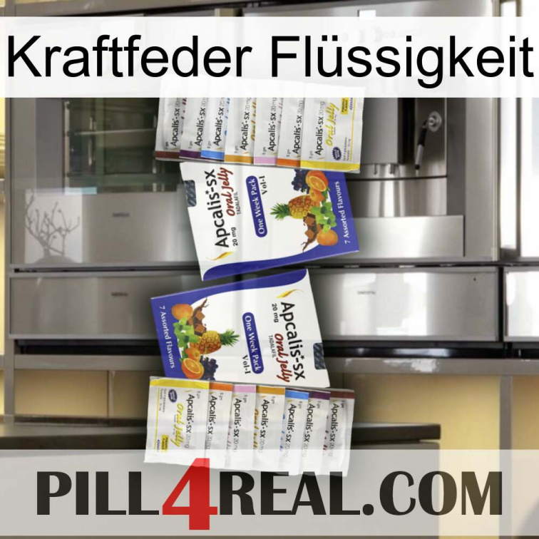 Kraftfeder Flüssigkeit 12